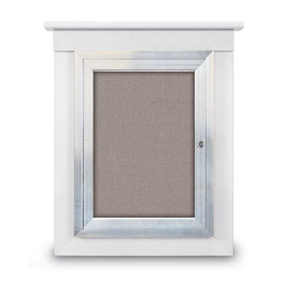 Sliding Glass Enclosed Letterboard, 72"x3